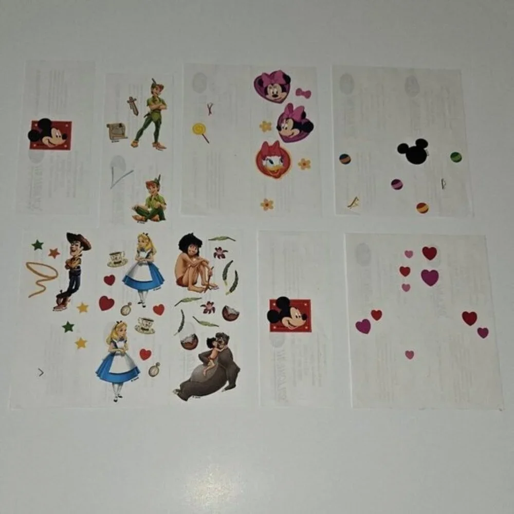 Creative Memories Disney Stickers Lot Alice Jungle Book Peter Pan Mickey Woody